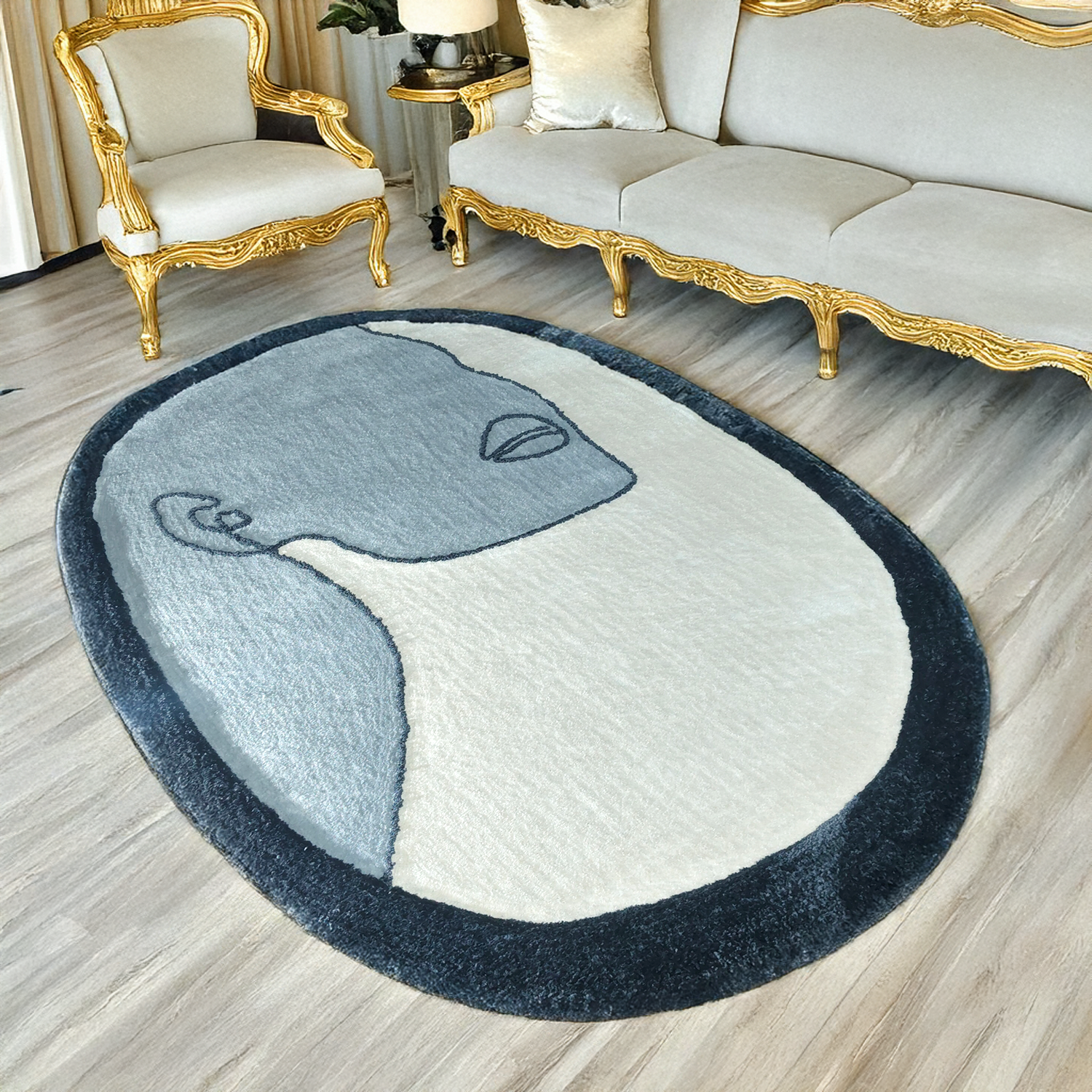 The Elevate Collection from Loomkart | The Moon Shadow| Luxury Statement Carpets