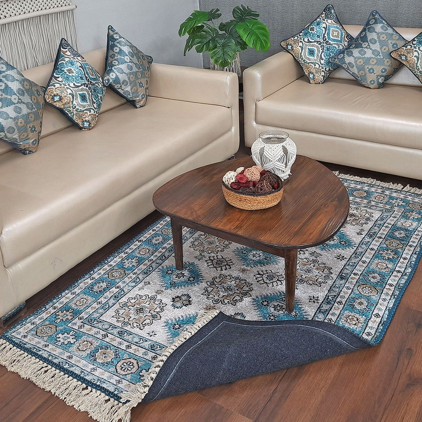 Faux Silk Carpet Beautiful Persian Design – Living Room Rug – Avioni