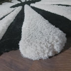 The Elevate Collection from Loomkart | Noir Ivory Bloom Luxe Carpet | Luxury Statement Carpets