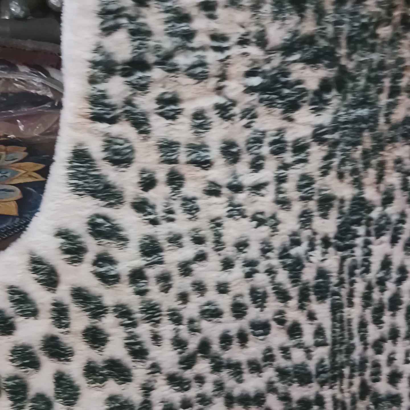 Avioni Home Faux Fur Exotic Animal Area Rug | Snow Leopard Print-150cm x 200cm