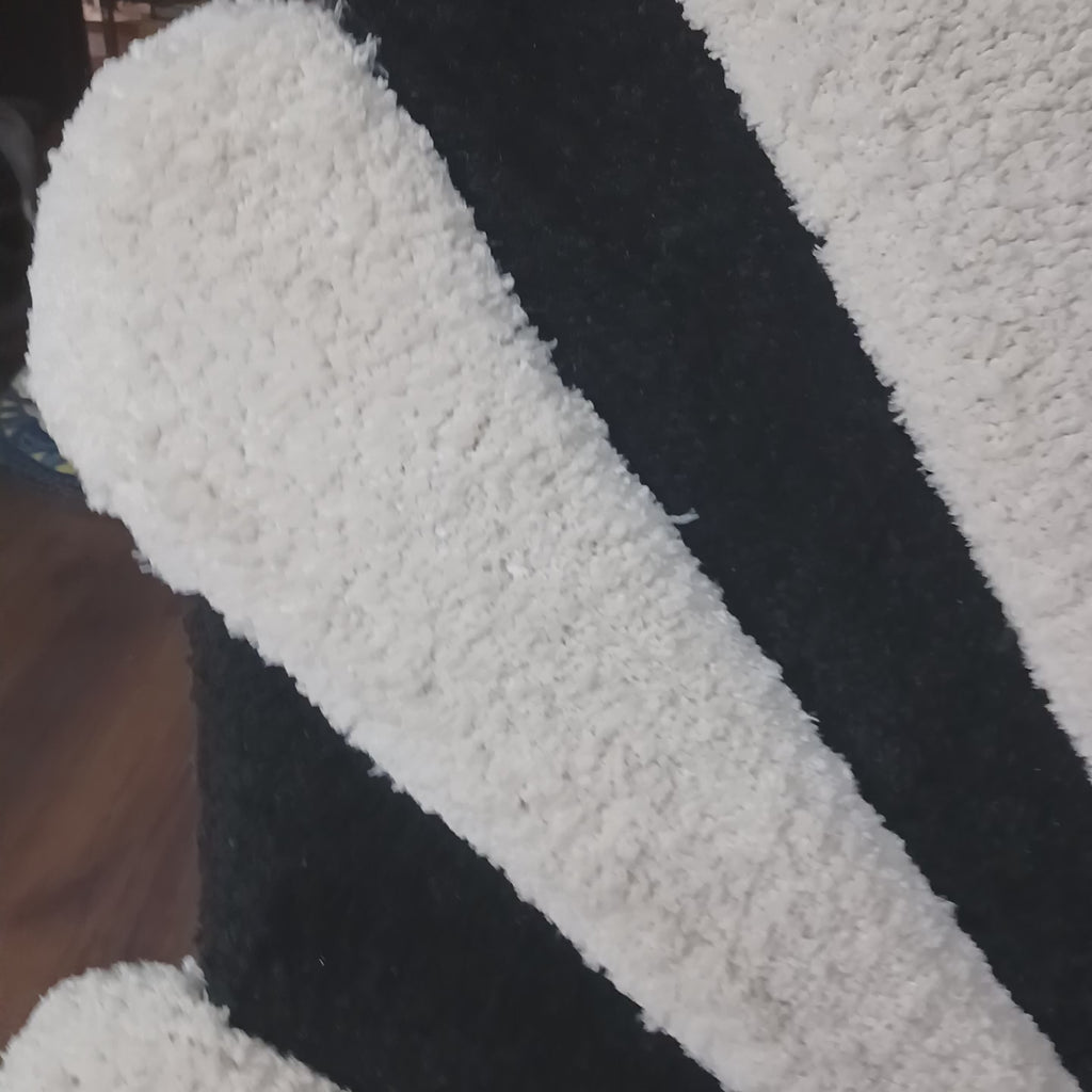 The Elevate Collection from Loomkart | Noir Ivory Bloom Luxe Carpet | Luxury Statement Carpets