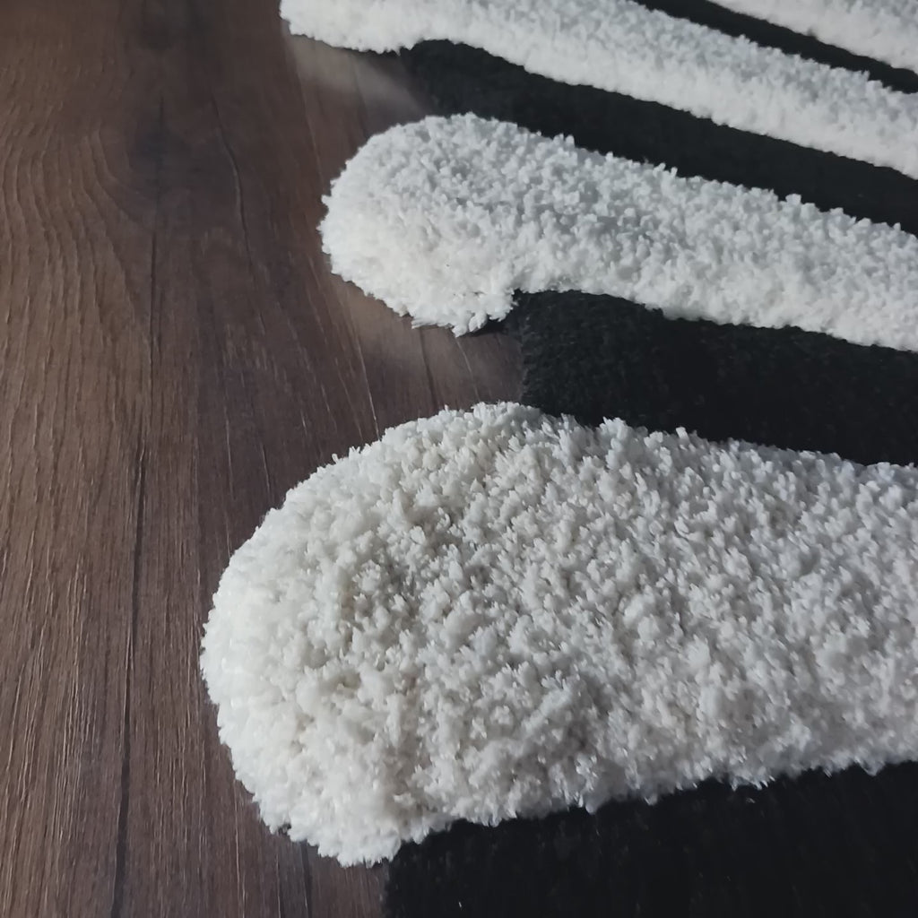 The Elevate Collection from Loomkart | Noir Ivory Bloom Luxe Carpet | Luxury Statement Carpets