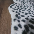 Avioni Home Faux Fur Exotic Animal Area Rug | Snow Leopard Print-150cm x 200cm
