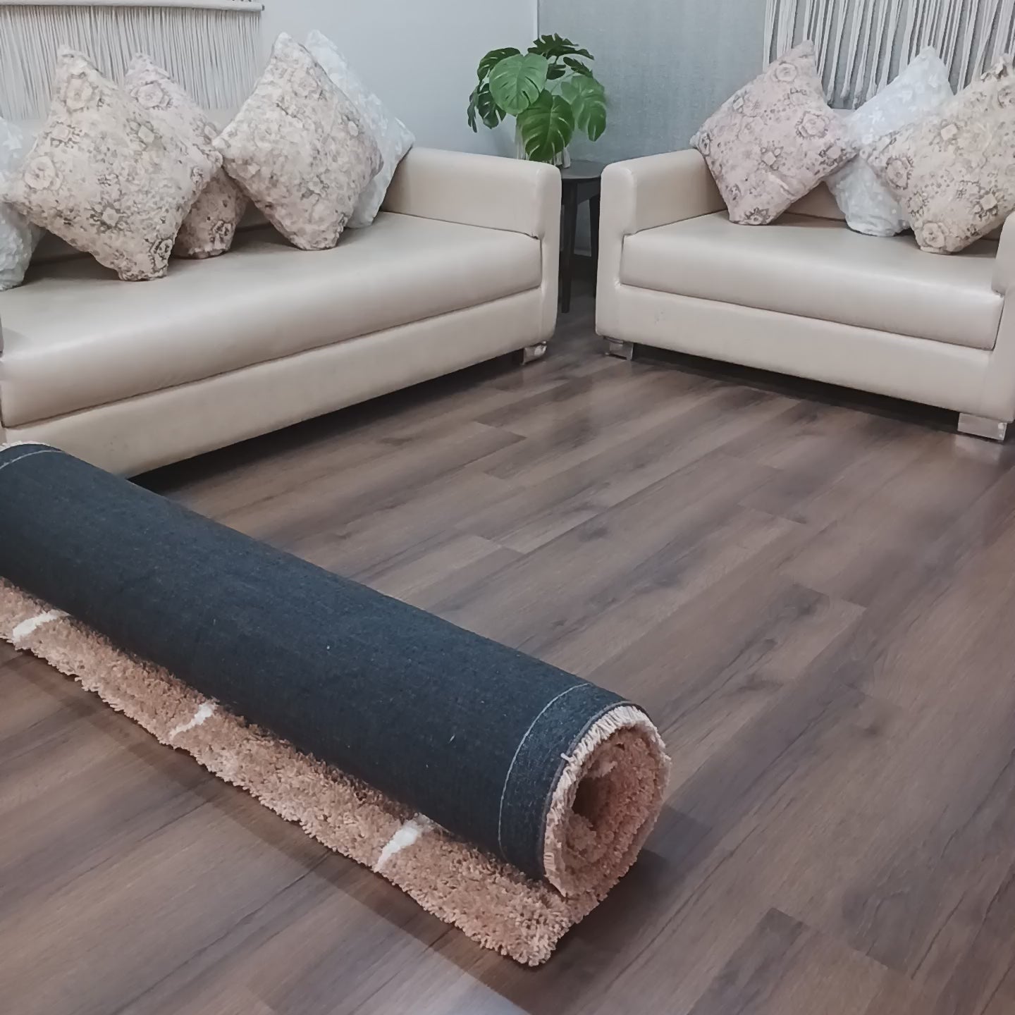 Avioni Atlas Collection- Micro Beige Moroccon Design Carpet -Different Sizes