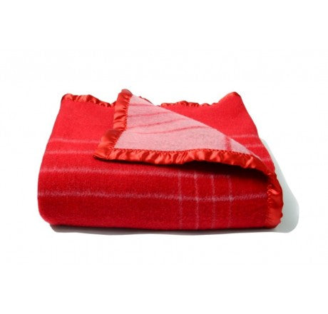 Buy 2 Get 1 Free – Avioni Home Very Warm Premium 80 Percent Wool Red Wool Blankets