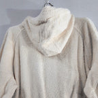 Bathrobes With Hood 100% Cotton Fine Quality in White Cream Color by Avioni