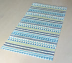 Avioni Carpets for Living Room – Neo Modern Collection Blue Multicolour Carpet/Rug – 90 cm x 150 cm (~3 Feet × 5 Feet)