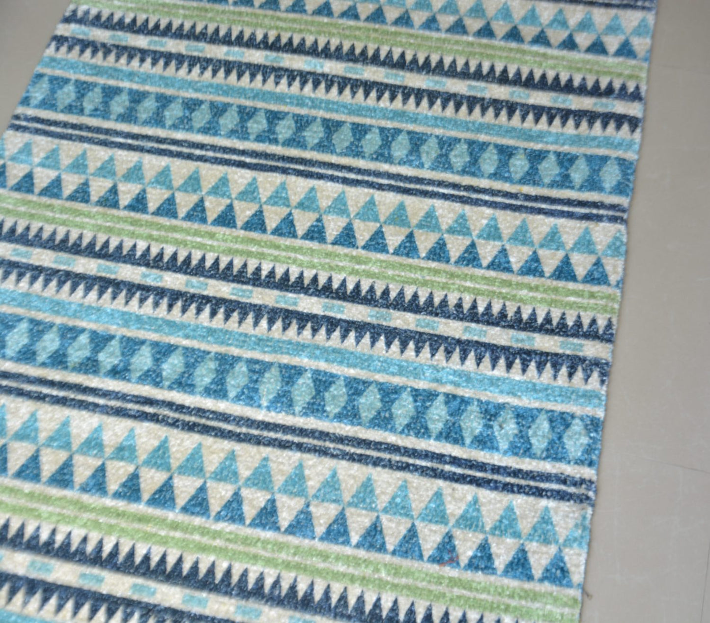 Avioni Carpets for Living Room – Neo Modern Collection Blue Multicolour Carpet/Rug – 92 x 152 cm 90cm x 150cm (~3×5 Feet)