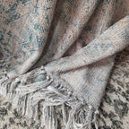Avioni Beautiful Soft Sofa Throw | Modern Design | Virgin Premium Polyester Slub Handloom Sofa Throw