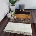 Avioni Carpets for Living Room/Pooja Room – Wevani Collection Brown Gradients Carpet/Rug – 90cm x 150cm (~3×5 Feet)