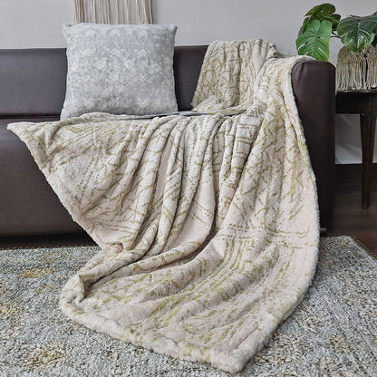 Avioni Home Everlasting Comfort Faux Fur Throw Blanket – Double