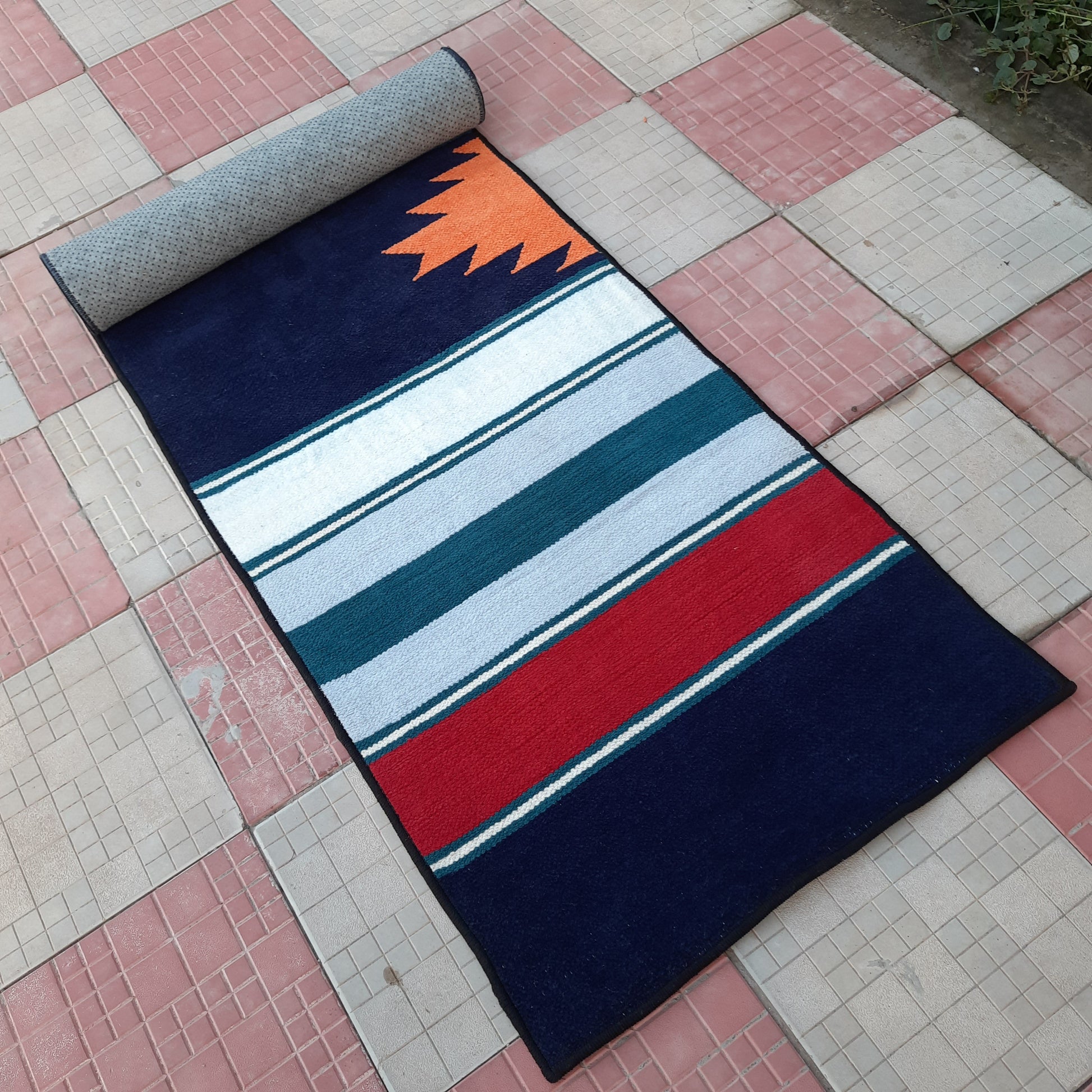 Avioni Luxury Soft Premium 100% Chenille Multi Color Yoga Mat 60cm