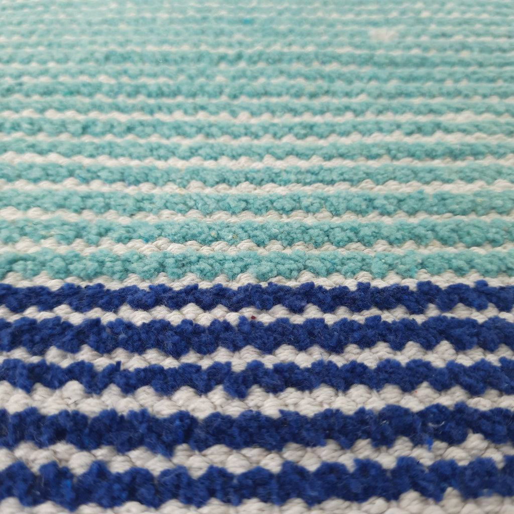 Avioni Luxury Soft Premium Chenille Stripe -Multi Color- Yoga Mat 60cm x 180cm (~2×5.5 Feet)