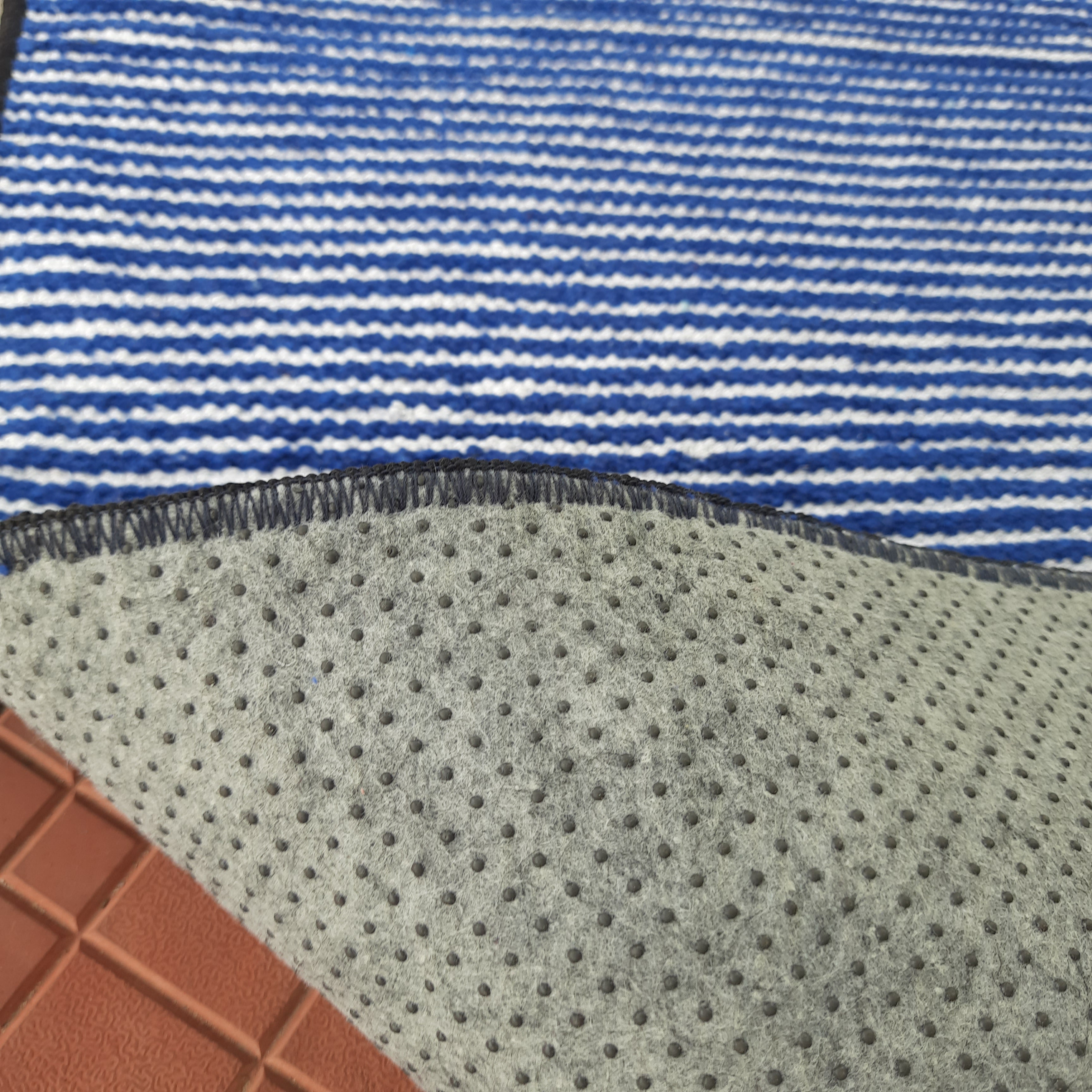 Avioni Luxury Soft Premium Chenille Stripe -Multi Color- Yoga Mat 60cm x 180cm (~2×5.5 Feet)