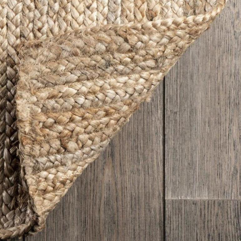 Avioni Home Eco Collection – Handwoven Braided Jute Rectangle Carpet – Handmade and All Natural Rug – Multiple Sizes