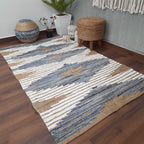 Avioni Home Eco Collection – Woven Cotton And Jute- Luxury Look -Multiple Siz