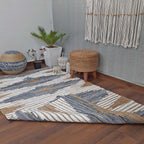 Avioni Home Eco Collection – Woven Cotton And Jute- Luxury Look -Multiple Siz