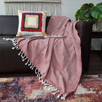Avioni Premium 100% Cotton Sofa Throws/Blankets-  120cm x 150cm