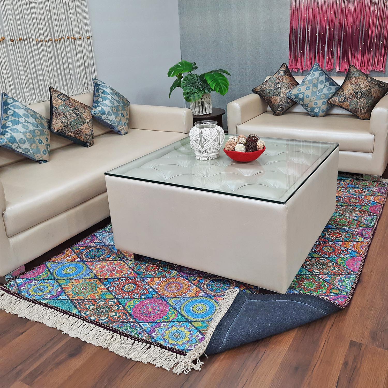 Avioni Carpet – Neo Modern Collection Geometric Flowers – Multicolour