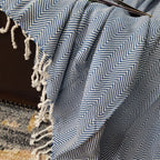 Avioni Premium 100% Cotton Sofa Throws/Blankets-  120cm x 150cm