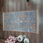 Avioni Washable Luxury Carpets-Ethnic Collection – Golden Flowers / Multiple Sizes