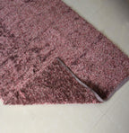 Flurry Yarn Fur Dhurrie For Living Room|Red With White Shade|By Avioni| 90cm x 150cm (~3×5 Feet)