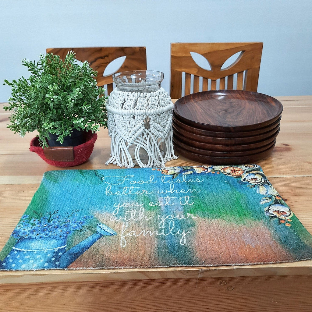 All Natural Cotton Braided Mats- “Natura Collection By Avioni”-Washable -Elegant And Exclusive- Life Sprinkler-Good for Gifting (29×44 cms)