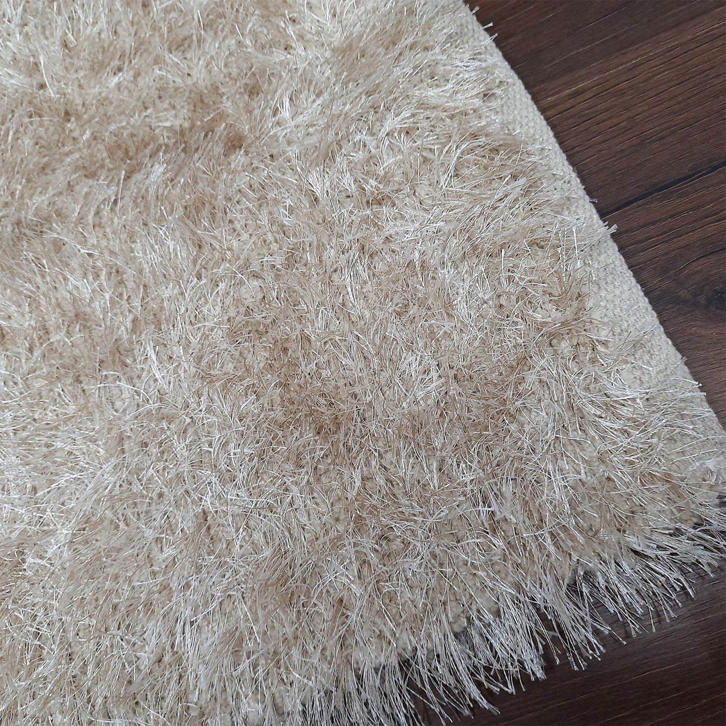 Fur Durry For Living Room|Beige|Reversible – Both sides same, Washable By Avioni
