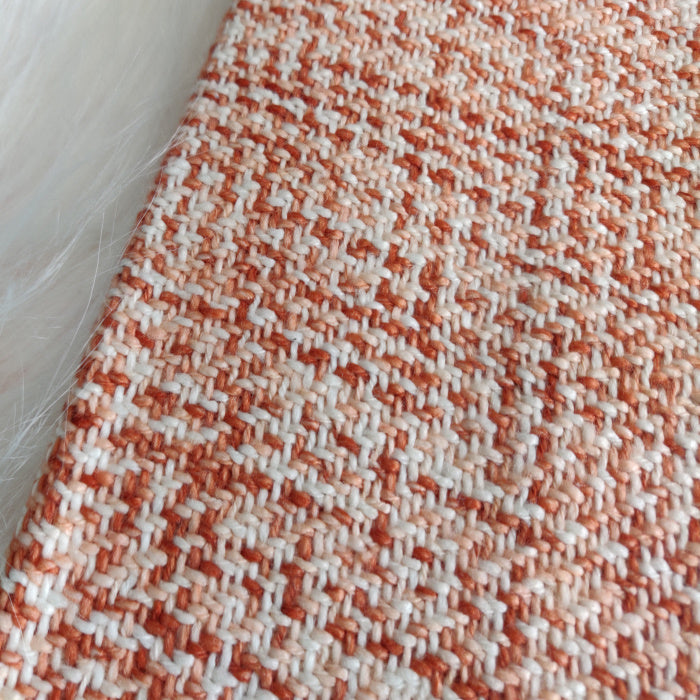 Avioni Sofa Throws/Blankets Super Soft Acrylic Handloom Weaved Orange Multicolour – (Noor Collection)-127×152 cm (50 x 60 Inch)