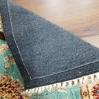 Silk Carpet Persian Design Collection in Beautiful Aqua – Living Room Rug – Avioni