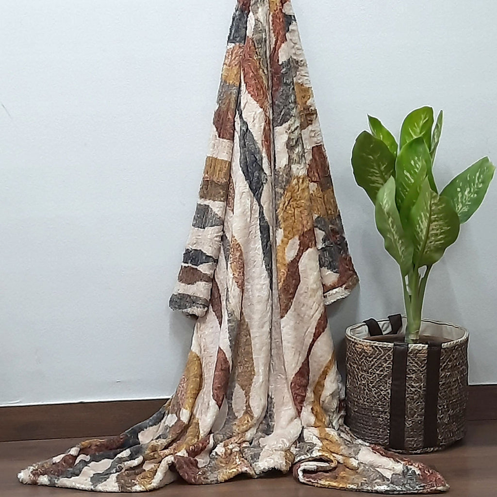 Avioni Home Everlasting Comfort Faux Fur Throw Blanket – Double Sided, Soft, Warm, Cozy, Luxury, Fluffy Blankets for Couch and Bed – Large (180x145cm)