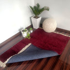 Value Deal-Avioni Carpet Lux Wevani Collection- Modern Plain Rug for Living Room/ Pooja Room-Mehroon