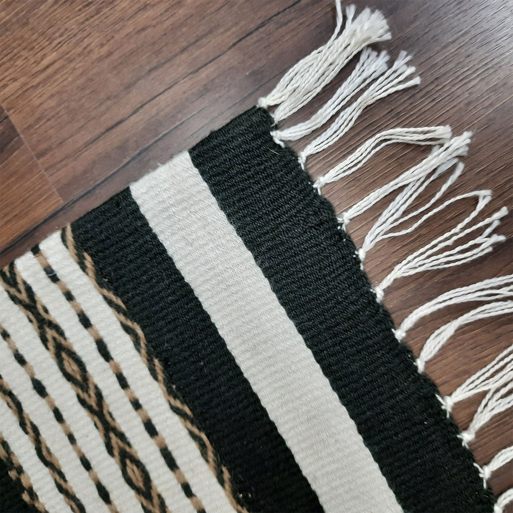 Avioni Home Birchwood Collection : Modern Jute/PET Yarn Handmade Area Carpet| Design: CARJUTPET003-WIBAC