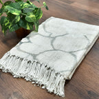 Avioni Beautiful Soft Sofa Throw | A must add to your living room | Modern Design Virgin Premium Polyester Slub Handloom Sofa Throw