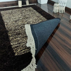 Avioni Carpet Silk Wevani Collection- Luxury Modern Border Tiedye Design – Brown