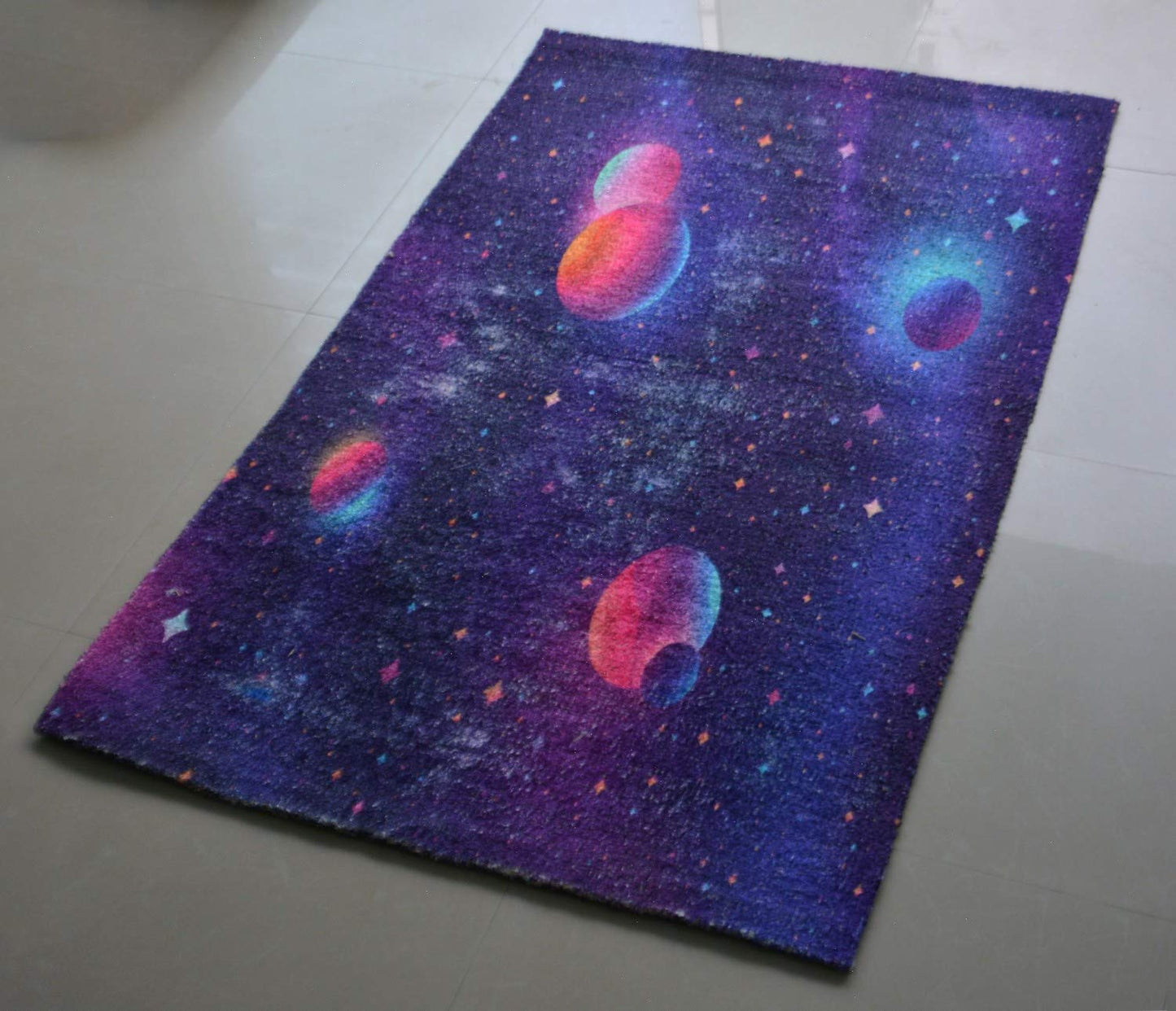 Avioni Carpets for Kids Room Silk- Kids Collection Galaxy- 90cm x 150cm (~3×5 Feet)