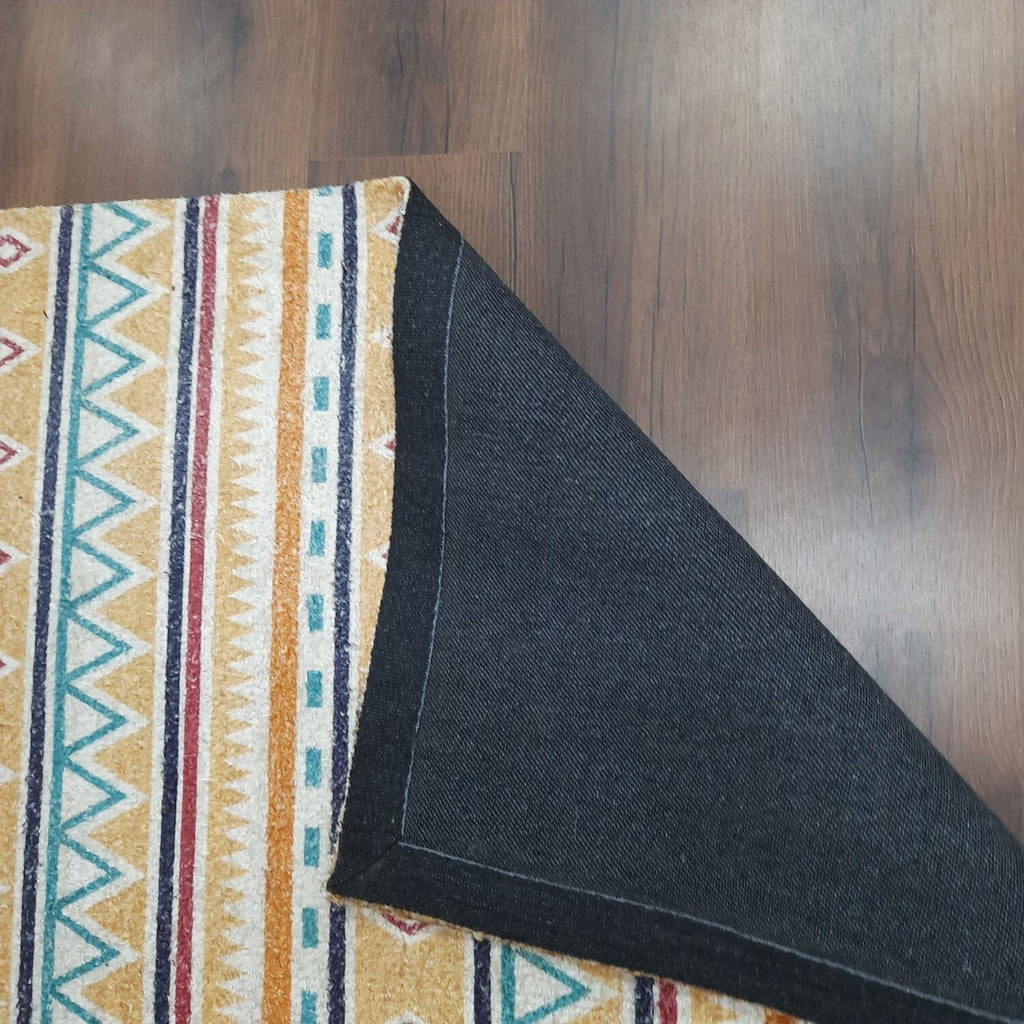 Avioni Carpets for Living Room – Neo Modern Collection Beige-Blue Carpet/Rug – 90cm x 150cm (~3×5 Feet)