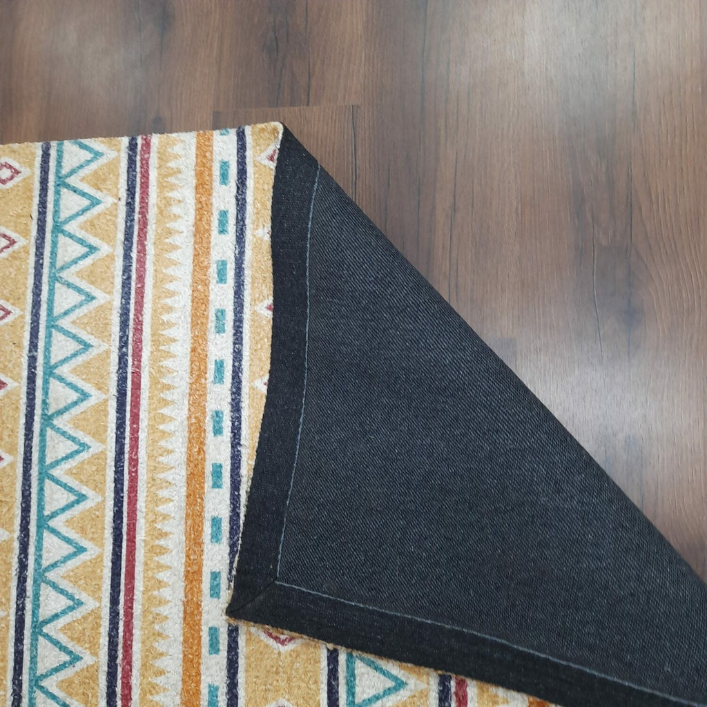 Avioni Carpets for Living Room – Neo Modern Collection Beige-Blue Carpet/Rug – 90cm x 150cm (~3×5 Feet)