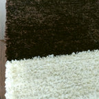 Avioni Carpets for Living Room – Wevani Collection Brown-White Carpet/Rug – 90cm x 150cm (~3×5 Feet)