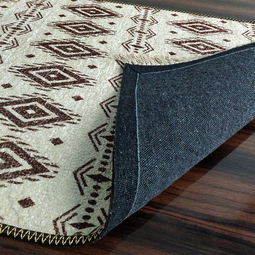 Avioni Carpets for Living Room – Neo Modern Collection Coffee- Beige Carpet/Rug – 90cm x 150cm (~3×5 Feet)