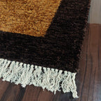 Avioni Carpets for Living Room/Pooja Room – Wevani Collection Brown And Coffee Carpet/Rug – 90cm x 150cm (~3×5 Feet)