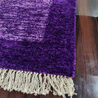 Avioni Carpets for Living Room/Pooja Room – Wevani Collection Purple Tid-Die Carpet/Rug – 90cm x 150cm (~3×5 Feet)