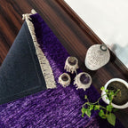 Avioni Carpets for Living Room/Pooja Room – Wevani Collection Purple Tid-Die Carpet/Rug – 90cm x 150cm (~3×5 Feet)