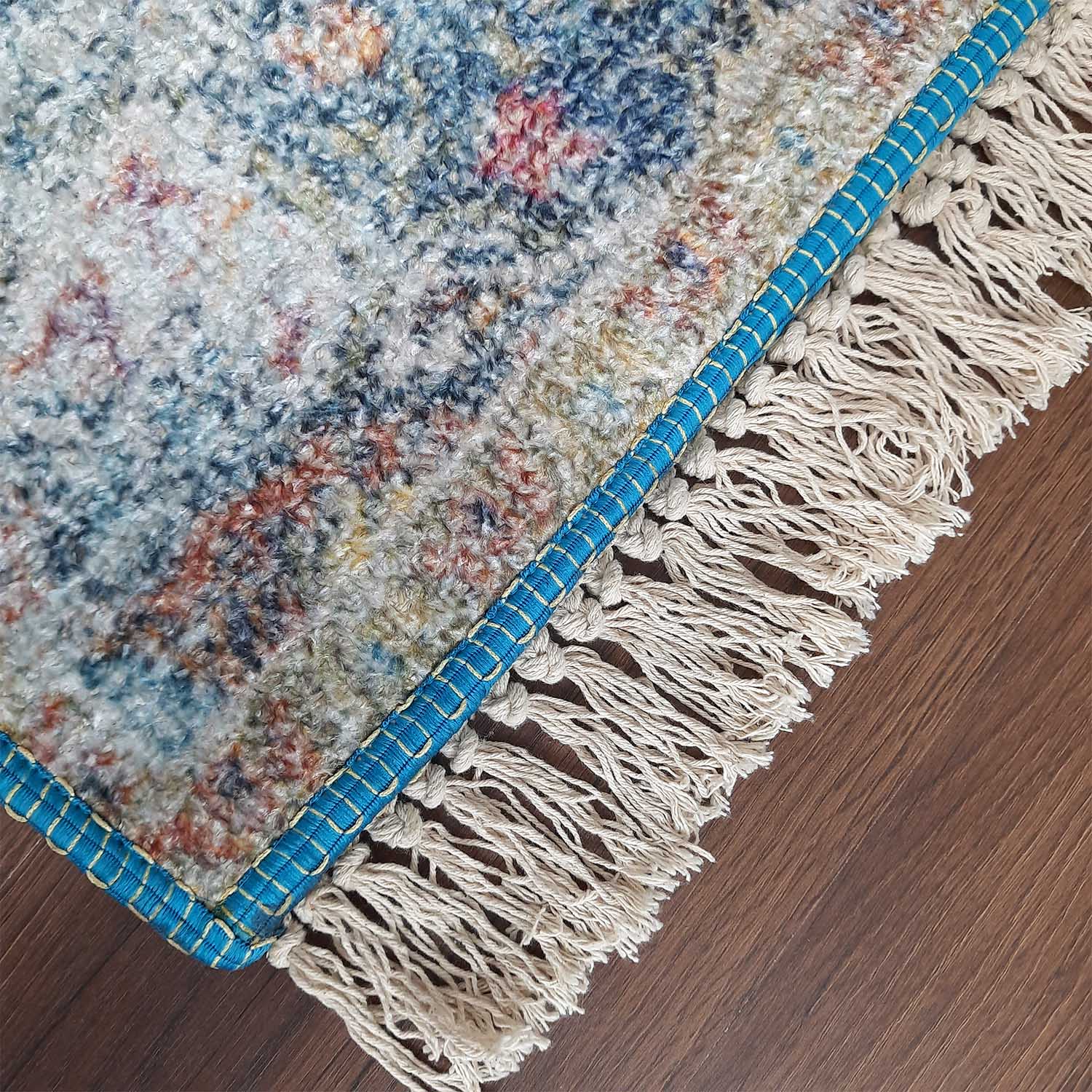 Avioni Faux Silk Carpet Distressed Persian Design – Living Room Rug – Loomkart