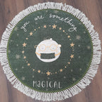 Avioni Kids Faux Silk Carpet – Magic Series – Contemporary Round Rug – “You are something magical”