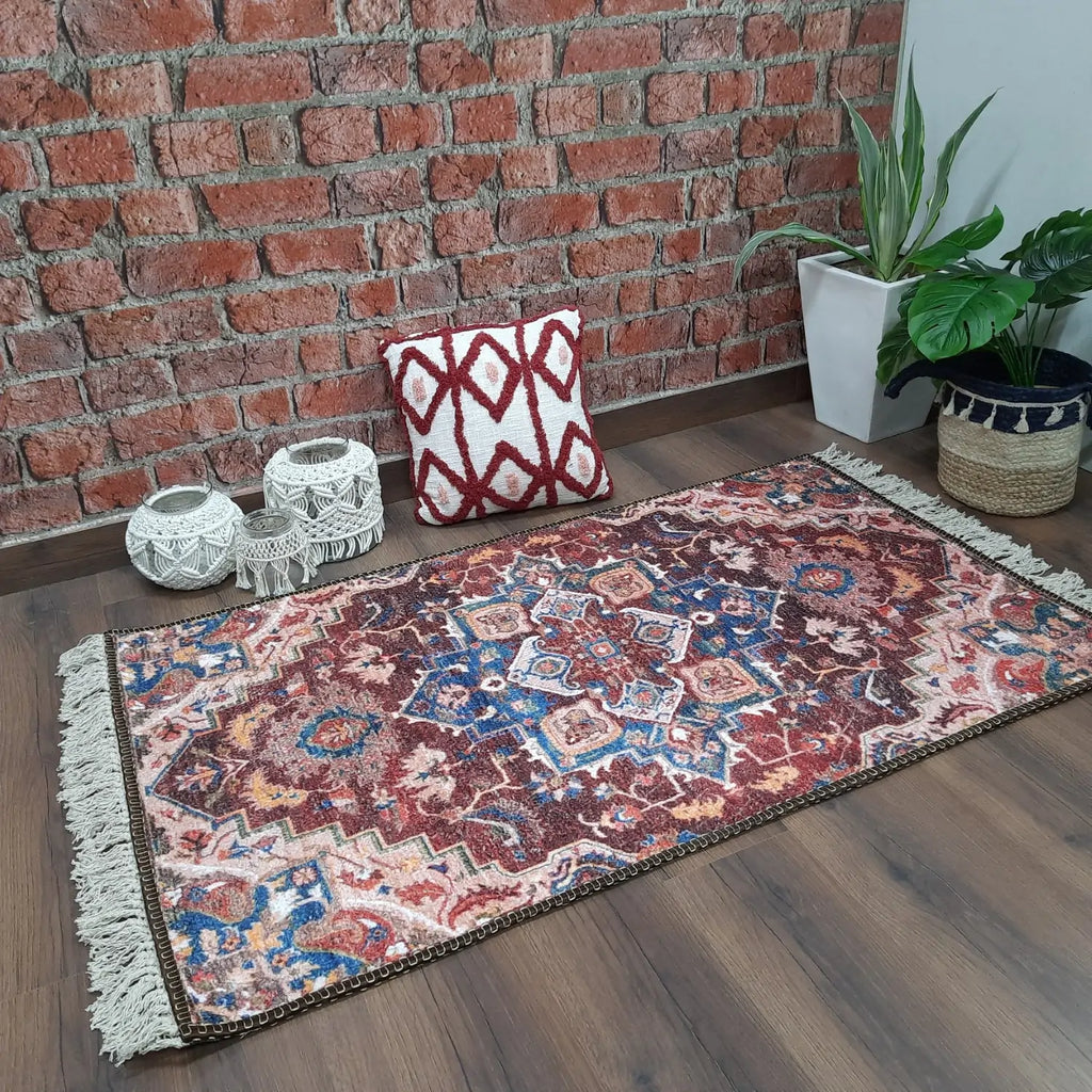 Avioni Washable Luxury Carpets-Ethnic Collection – Trible Design Multicolour / Multiple Sizes