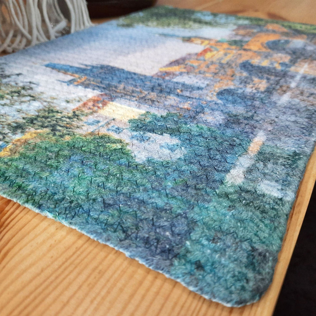 All Natural Cotton Braided Mats- “Natura Collection By Avioni”-Washable-Elegant And Exclusive-Old Town-Good for Gifting (29×44 cms)