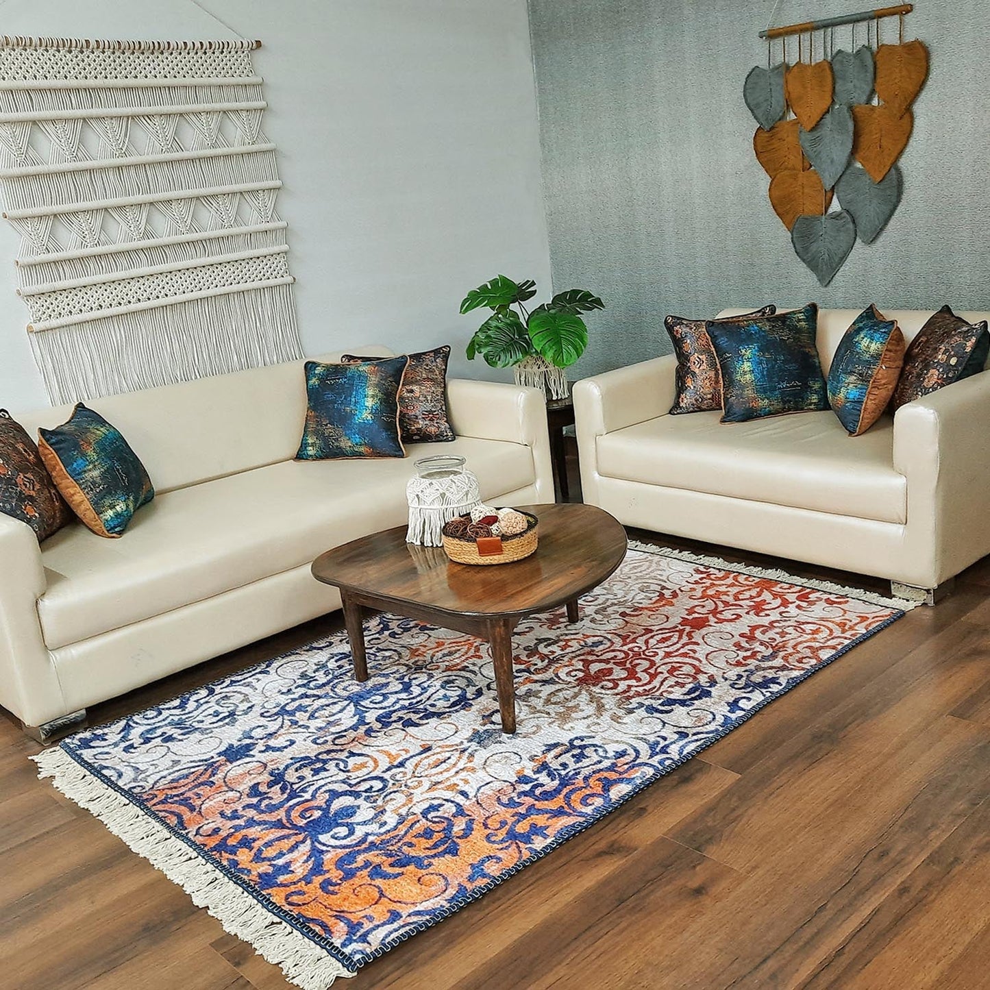 Silk Carpet Distressed – Premium Ethnic Living Room Rug – Avioni