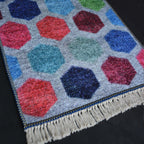 Silk Carpet Modern Design Collection Multicolour Abstract – Living Room Rug – 90cm  x 150 cm( 3 Feet × 5 Feet) - Avioni