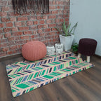 Avioni Carpets for Living Room – Neo Modern Collection Pink Multicolour Carpet/Rug - 90cm x 150cm (~3Feet × 5Feet)